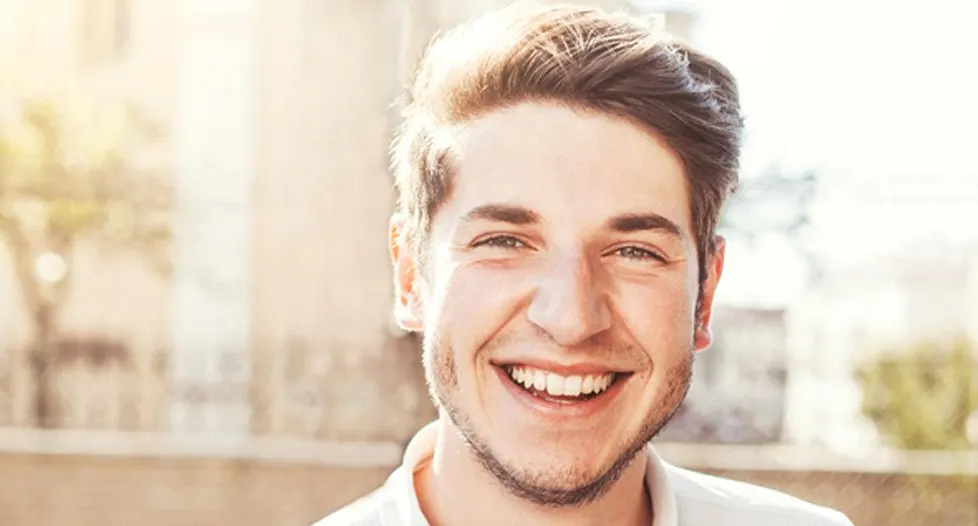 Man with dental bonding in Park City smiling