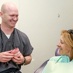 Park City implant dentist placing dental implants in Park City